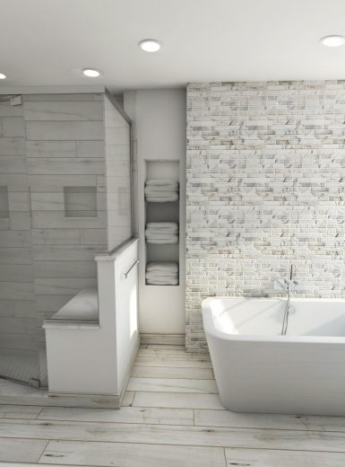modern elegant bathroom design, white bathroom design, glam style bathroom